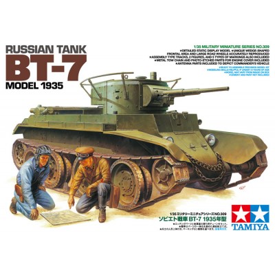 BT-7 Model 1935 Russian Tank - 1/35 SCALE - TAMIYA 35309